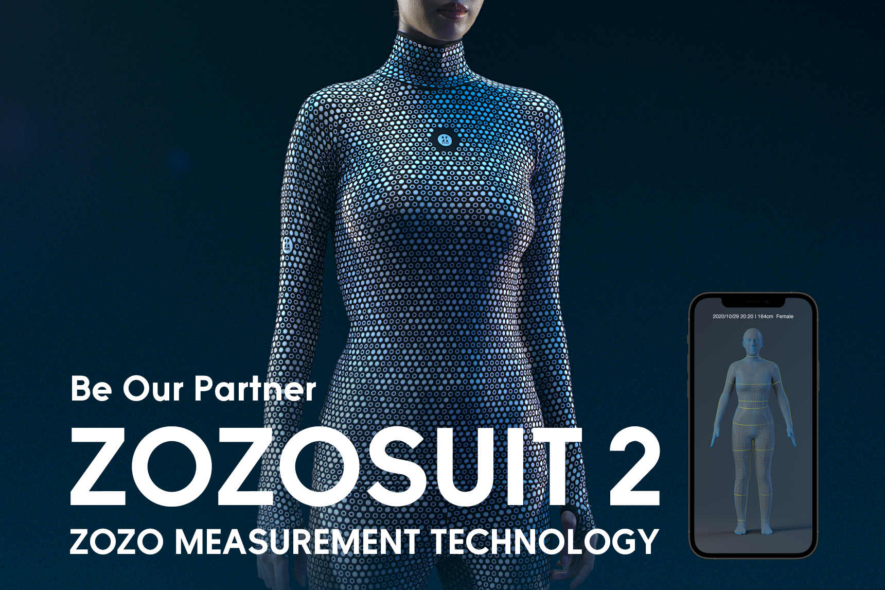 ZOZO launches ZOZOSUIT 2, a 3D body measurement suit, and opens