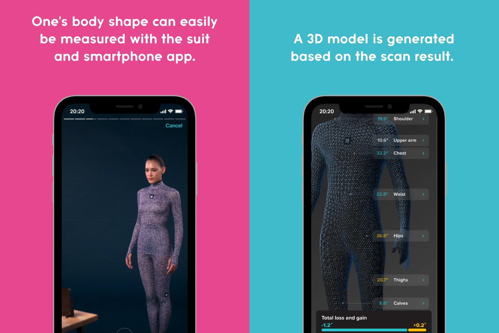 ZOZOSUIT, the Suit with an Integrated 3D Body Scanner For Weight