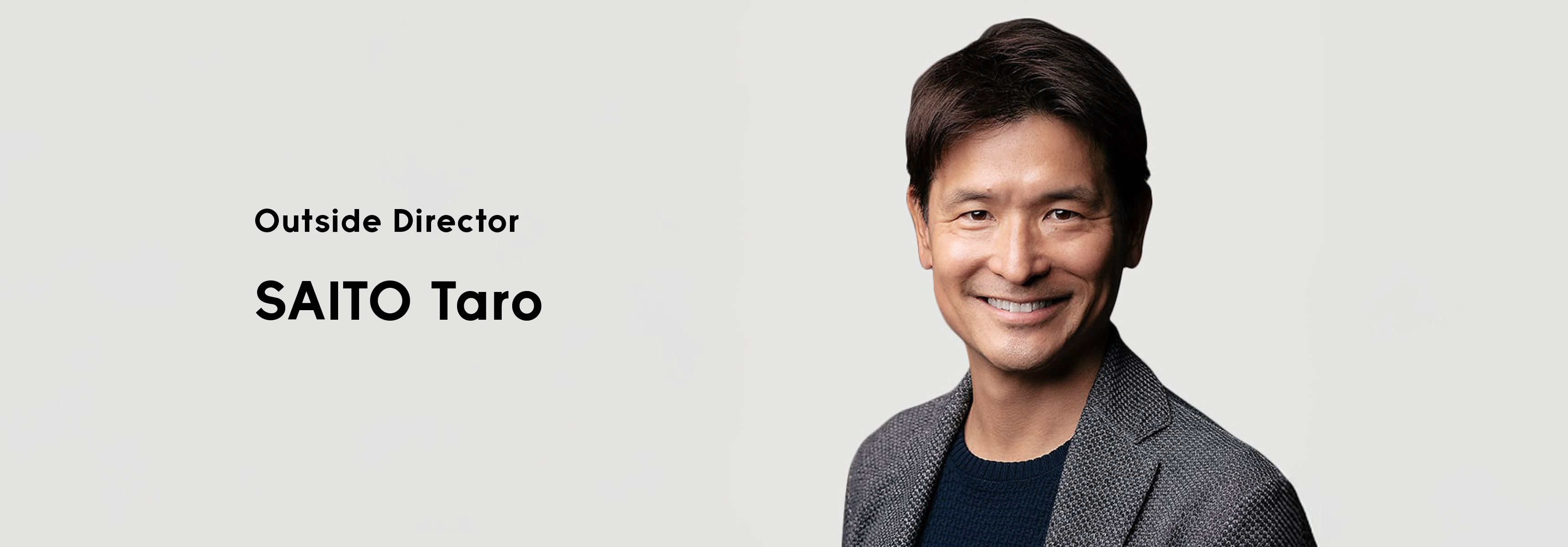 Outside Director SAITOTaro