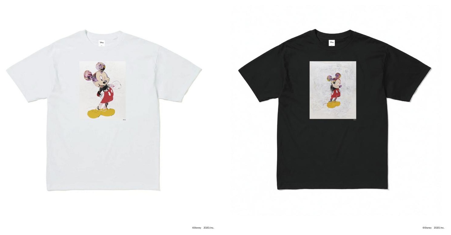 井田幸昌が描いたディズニーキャラクターをモチーフにした新作アイテム