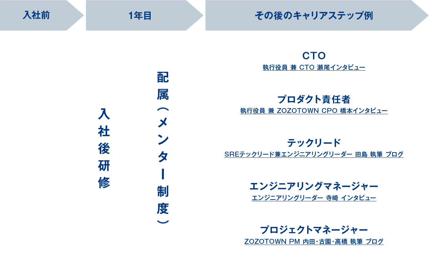 キャリアステップの図