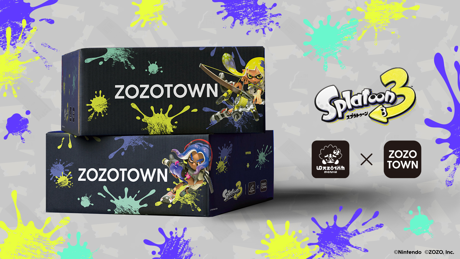 スプラトゥーン3 ゲソタウン × ZOZOTOWN！ゲーム内のギアをリアル ...