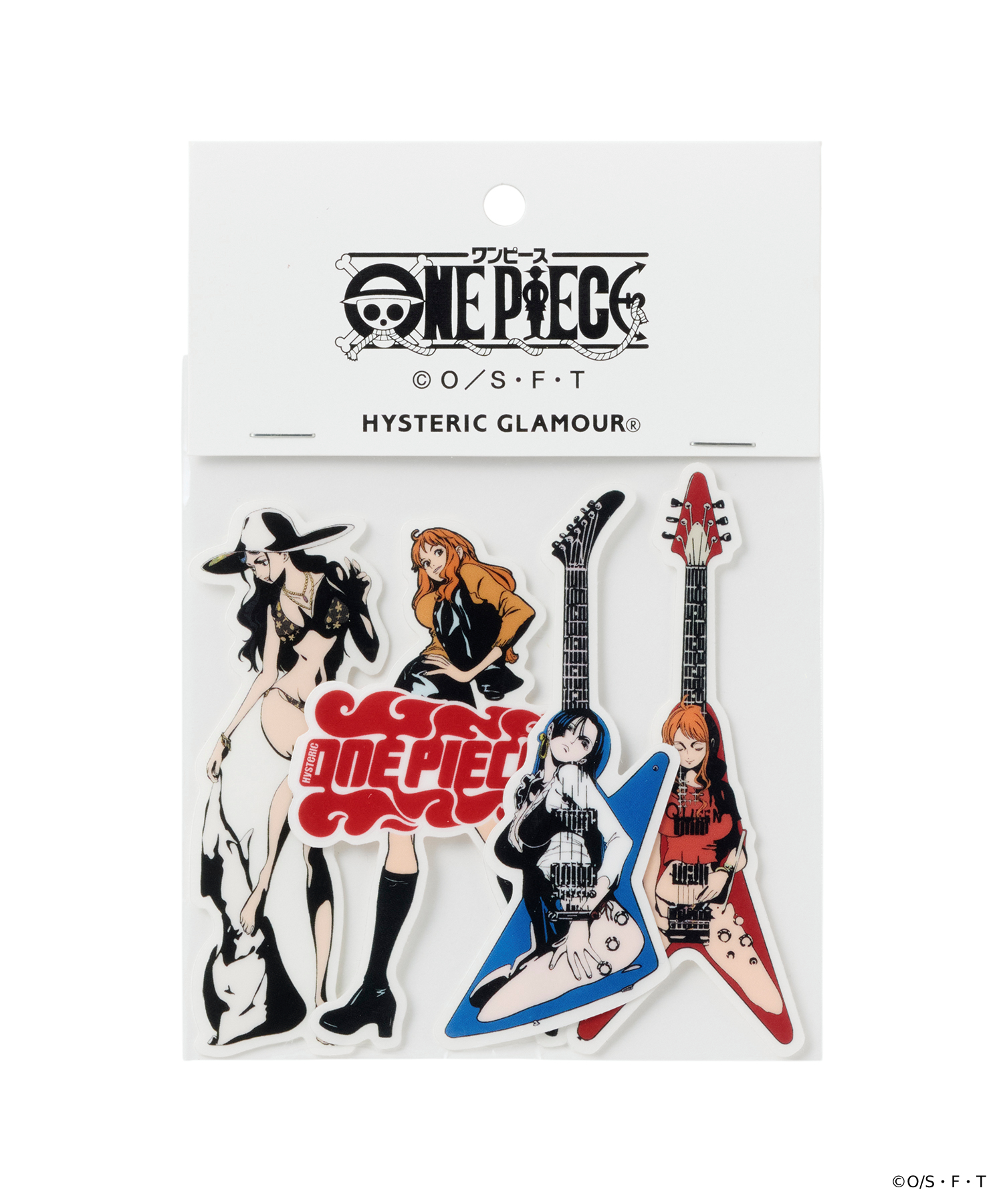 ONE PIECE×HYSTERIC GLAMOUR ワンピースコラボステッカー NEWS 